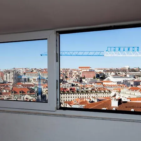 Sous Les Toits De Lisbonne Avec Vue Διαμέρισμα Lisboa